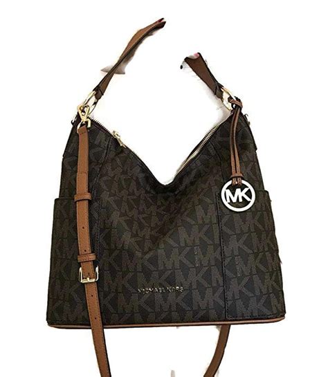 Michael Kors Anita Large Convertible Shoulder Bag (Brown)